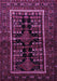 Machine Washable Persian Purple Traditional Area Rugs, wshtr1849pur