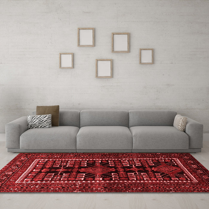 Traditional Red Washable Rugs