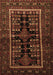 Machine Washable Persian Brown Traditional Rug, wshtr1849brn