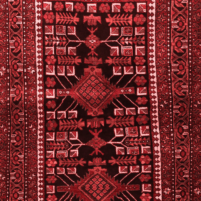 Machine Washable Persian Red Traditional Rug, wshtr1849red
