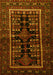 Machine Washable Persian Yellow Traditional Rug, wshtr1849yw