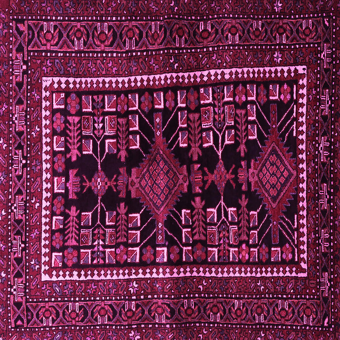 Square Persian Pink Traditional Rug, tr1849pnk