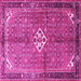 Square Persian Pink Traditional Rug, tr184pnk