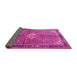 Sideview of Persian Pink Traditional Rug, tr184pnk