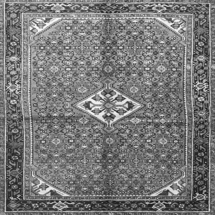 Serging Thickness of Persian Gray Traditional Rug, tr184gry