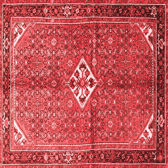 Machine Washable Persian Red Traditional Rug, wshtr184red
