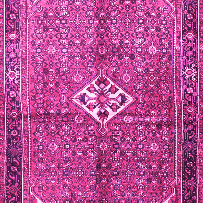 Machine Washable Persian Pink Traditional Rug, wshtr184pnk