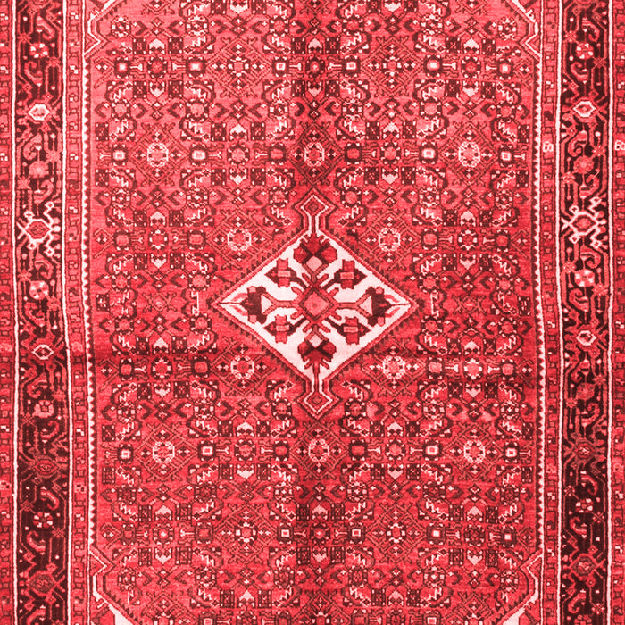Machine Washable Persian Red Traditional Rug, wshtr184red