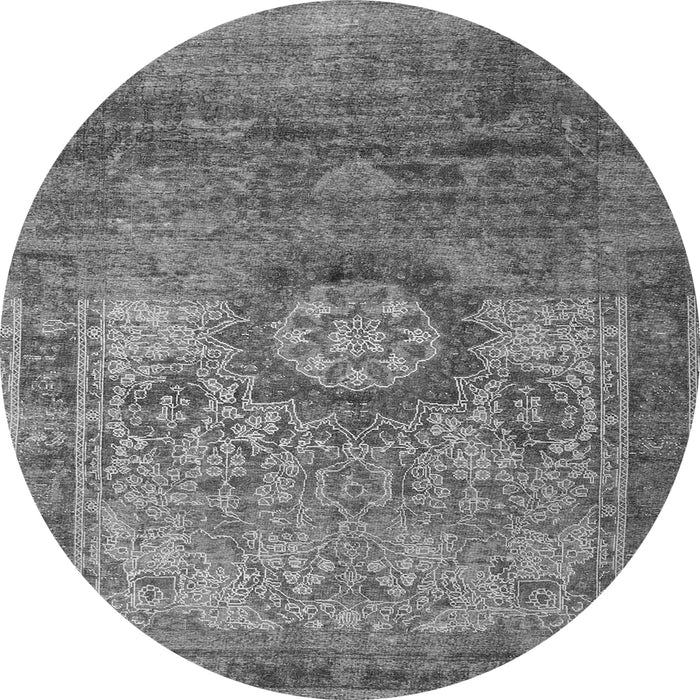 Machine Washable Persian Gray Traditional Rug, wshtr1850gry