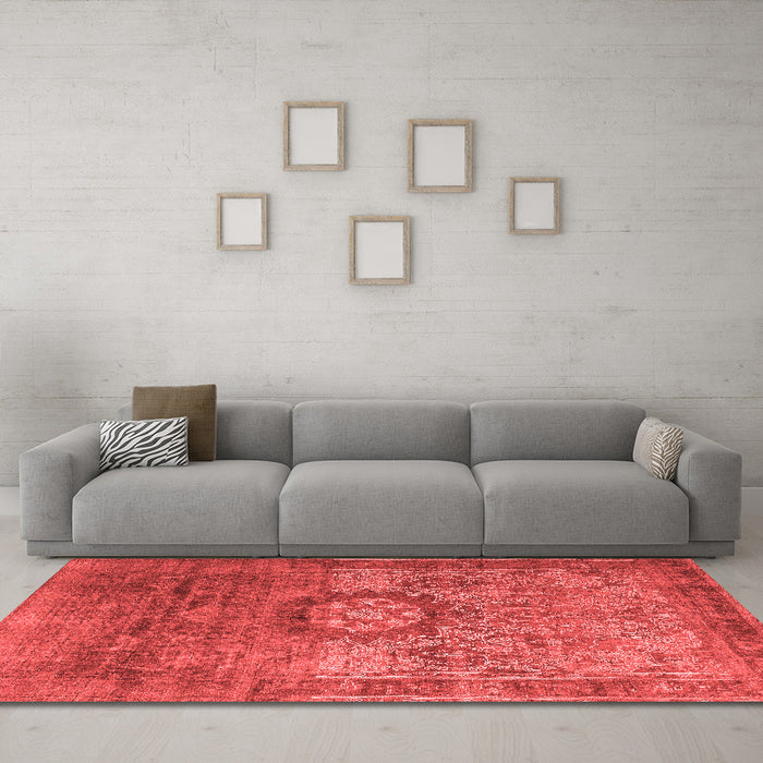 Traditional Red Washable Rugs