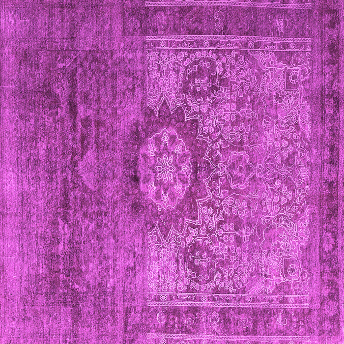 Square Machine Washable Persian Pink Traditional Rug, wshtr1850pnk