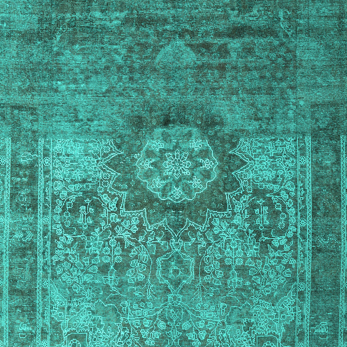 Machine Washable Persian Turquoise Traditional Area Rugs, wshtr1850turq