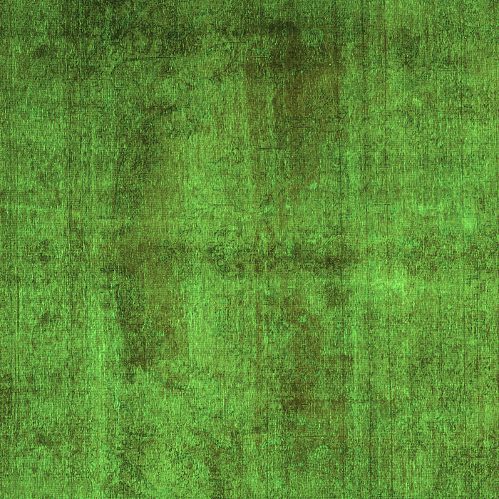 Serging Thickness of Machine Washable Persian Green Traditional Area Rugs, wshtr1851grn