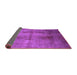 Sideview of Persian Purple Traditional Rug, tr1851pur