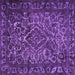 Square Persian Purple Traditional Rug, tr1852pur