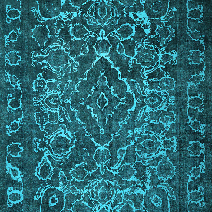 Machine Washable Persian Light Blue Traditional Rug, wshtr1852lblu
