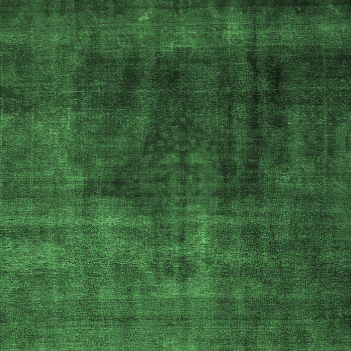 Square Persian Emerald Green Traditional Rug, tr1854emgrn