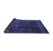 Sideview of Persian Blue Traditional Rug, tr1854blu