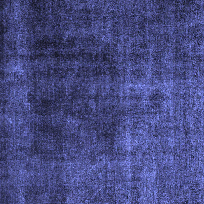 Square Persian Blue Traditional Rug, tr1854blu