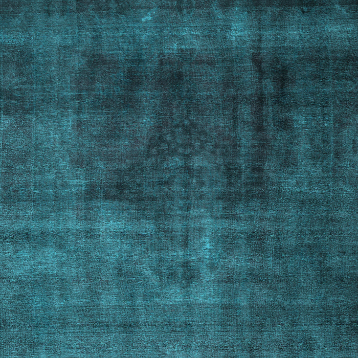 Square Machine Washable Persian Light Blue Traditional Rug, wshtr1854lblu