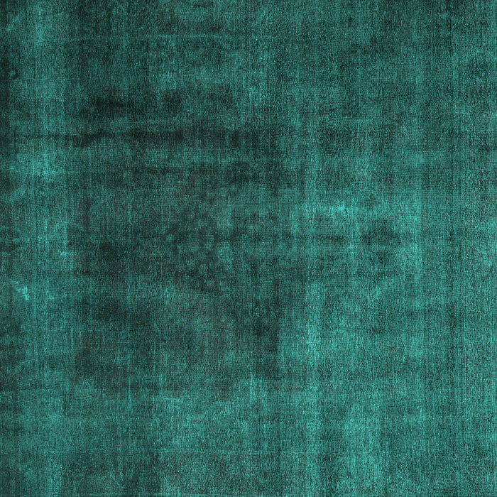 Square Machine Washable Persian Turquoise Traditional Area Rugs, wshtr1854turq