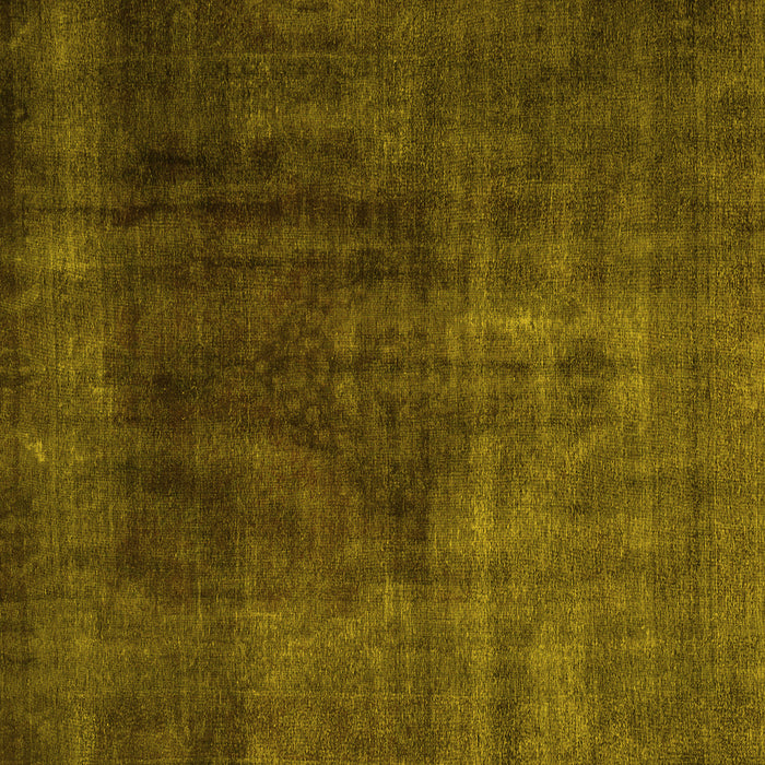 Square Machine Washable Persian Yellow Traditional Rug, wshtr1854yw