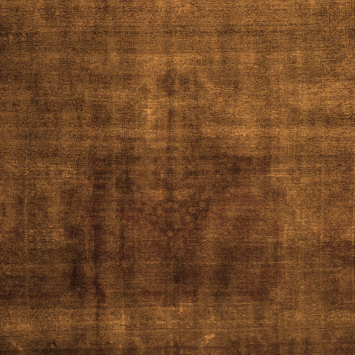 Serging Thickness of Persian Orange Traditional Rug, tr1854org