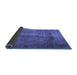 Sideview of Persian Blue Traditional Rug, tr1856blu