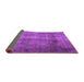 Sideview of Persian Purple Traditional Rug, tr1856pur