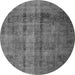 Machine Washable Persian Gray Traditional Rug, wshtr1856gry