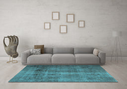 Machine Washable Persian Light Blue Traditional Rug in a Living Room, wshtr1856lblu