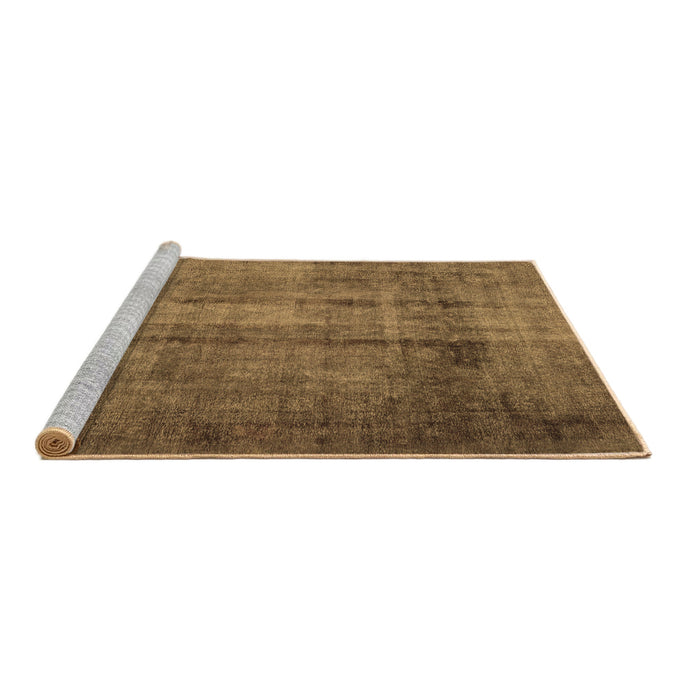 Sideview of Machine Washable Persian Brown Traditional Rug, wshtr1856brn