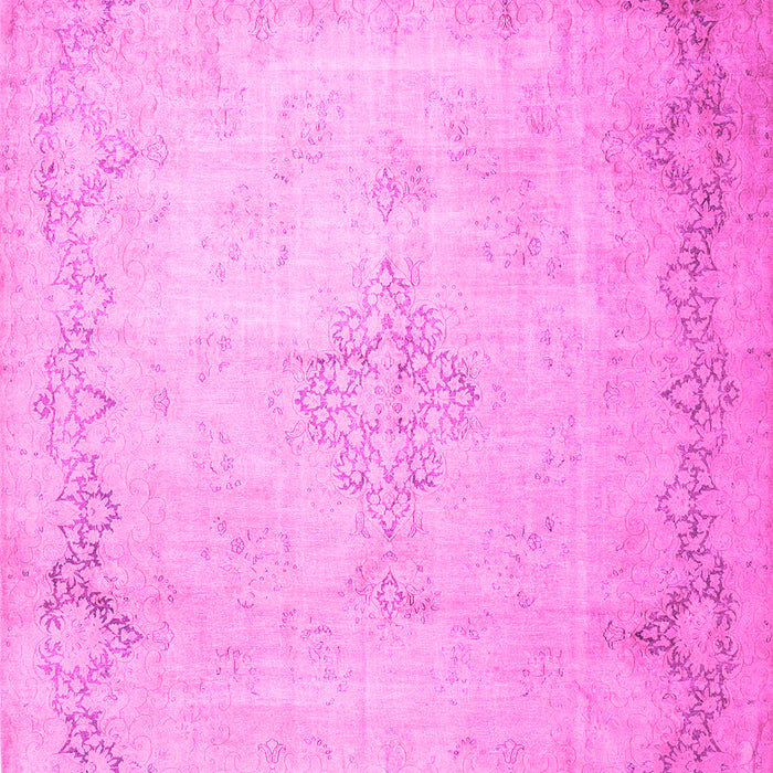 Machine Washable Persian Pink Traditional Rug, wshtr1857pnk