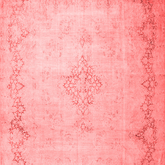 Machine Washable Persian Red Traditional Rug, wshtr1857red