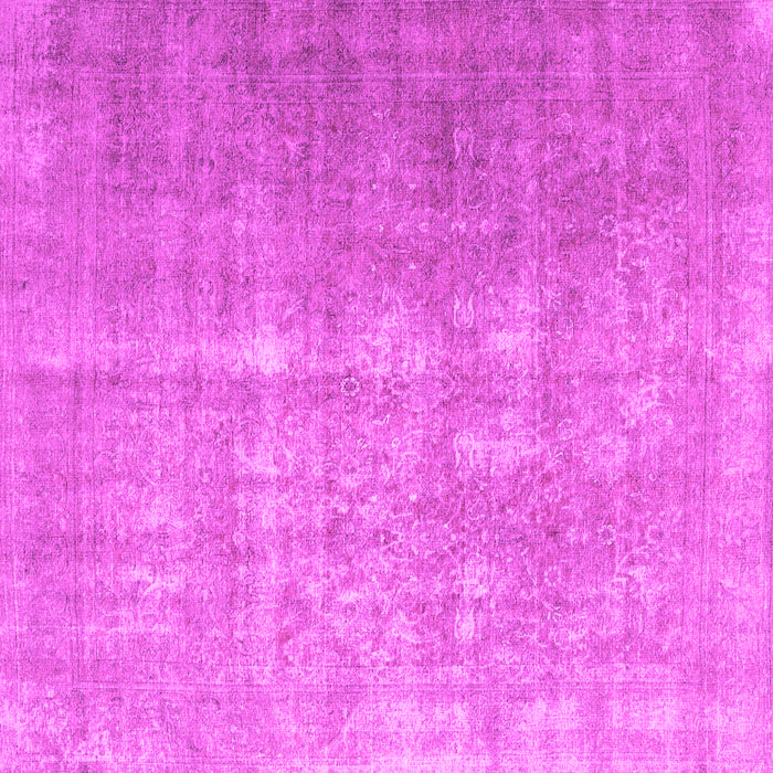 Square Persian Pink Traditional Rug, tr1858pnk