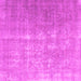 Square Machine Washable Persian Pink Traditional Rug, wshtr1858pnk