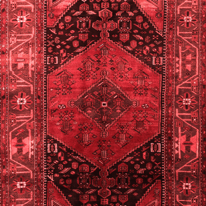 Machine Washable Persian Red Traditional Rug, wshtr1859red