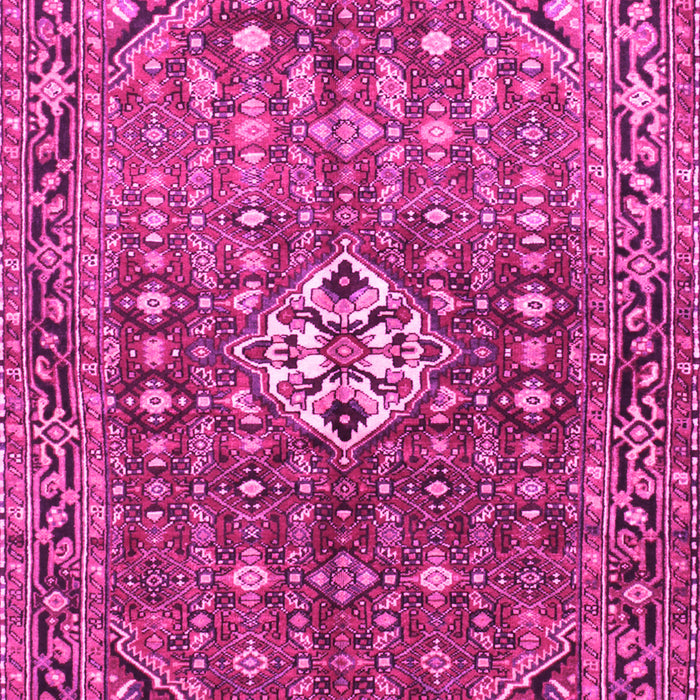 Machine Washable Persian Pink Traditional Rug, wshtr185pnk
