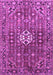 Machine Washable Persian Purple Traditional Area Rugs, wshtr185pur