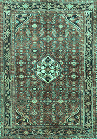 Persian Turquoise Traditional Rug, tr185turq