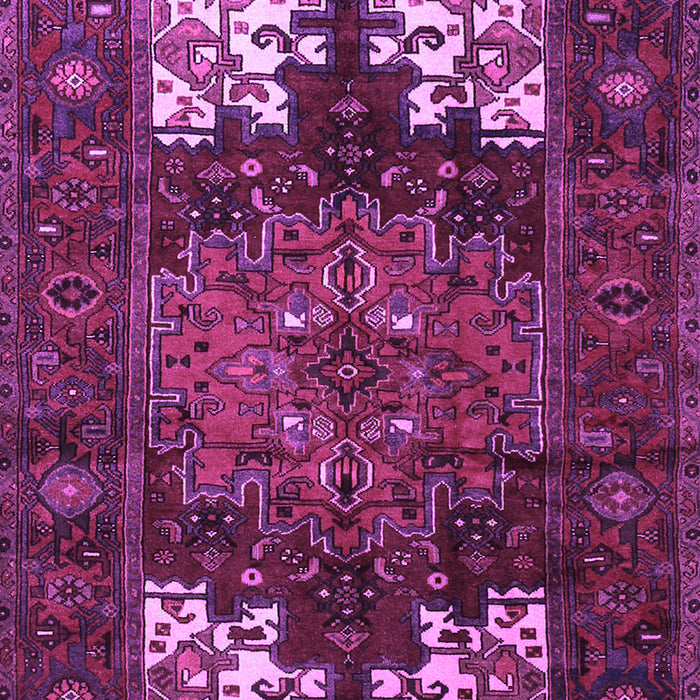 Machine Washable Persian Purple Traditional Area Rugs, wshtr1860pur