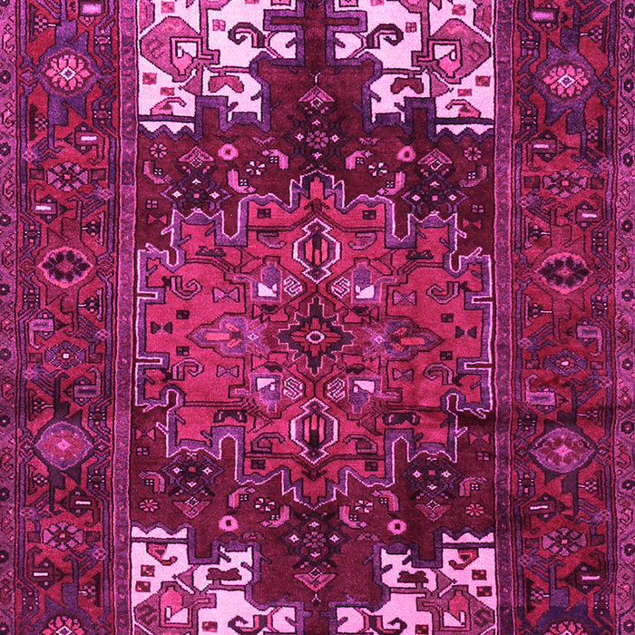 Machine Washable Persian Pink Traditional Rug, wshtr1860pnk