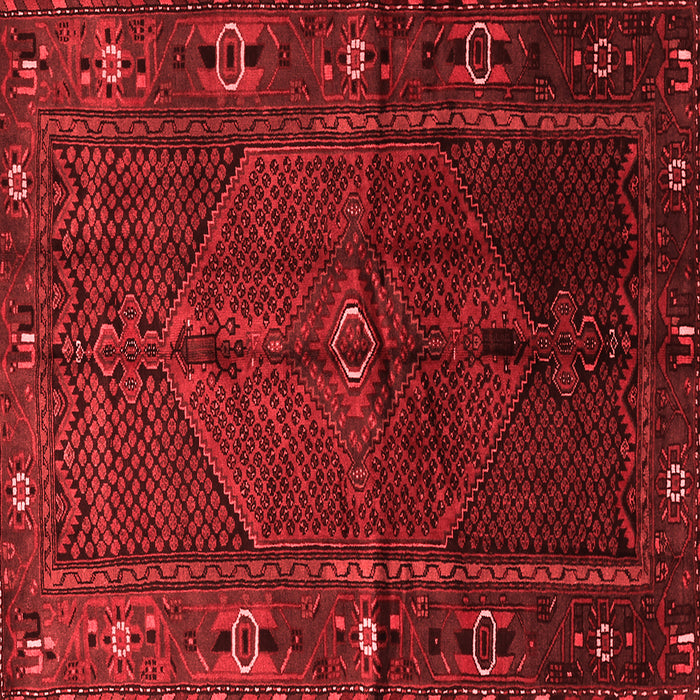 Machine Washable Persian Red Traditional Rug, wshtr1861red