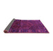 Sideview of Persian Purple Traditional Rug, tr1861pur