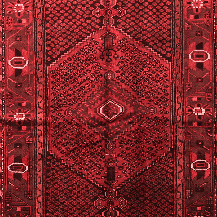 Machine Washable Persian Red Traditional Rug, wshtr1861red