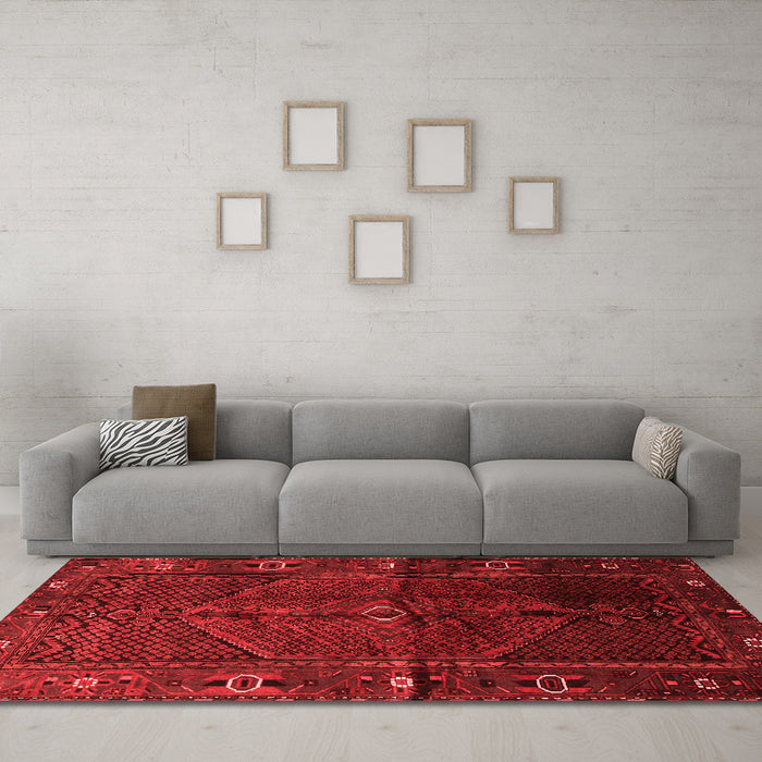Traditional Red Washable Rugs