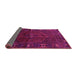 Sideview of Persian Pink Traditional Rug, tr1861pnk