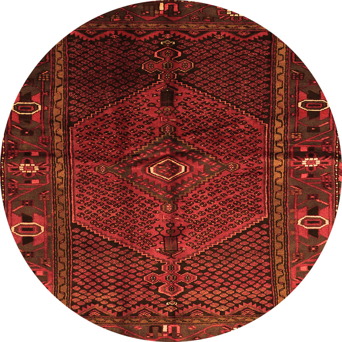 Machine Washable Persian Orange Traditional Area Rugs, wshtr1861org