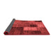 Patchwork Red Transitional Area Rugs