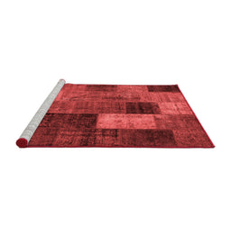 Transitional Red Washable Rugs
